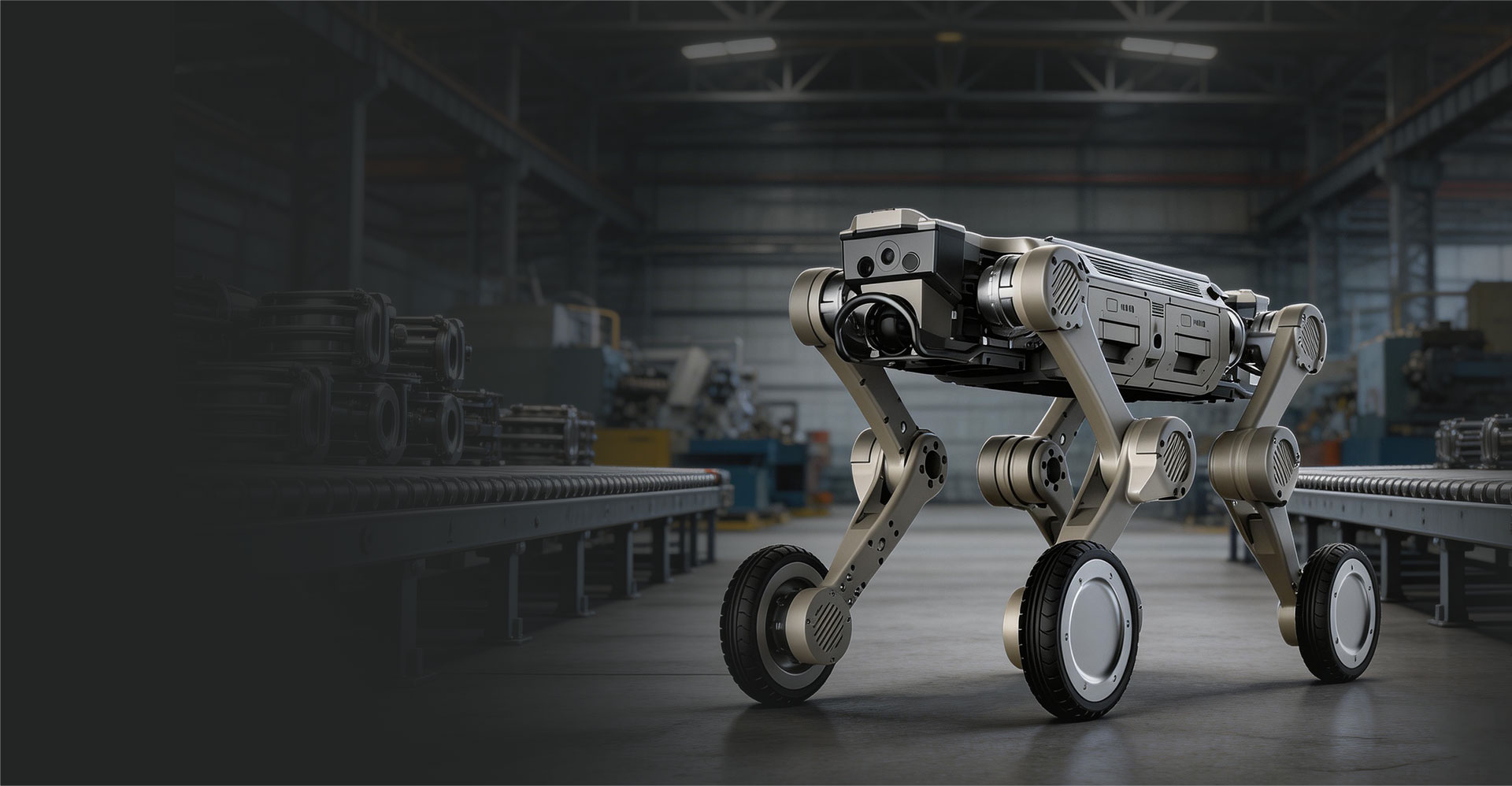 AGIBOT D1 Max, quadrupede industriale